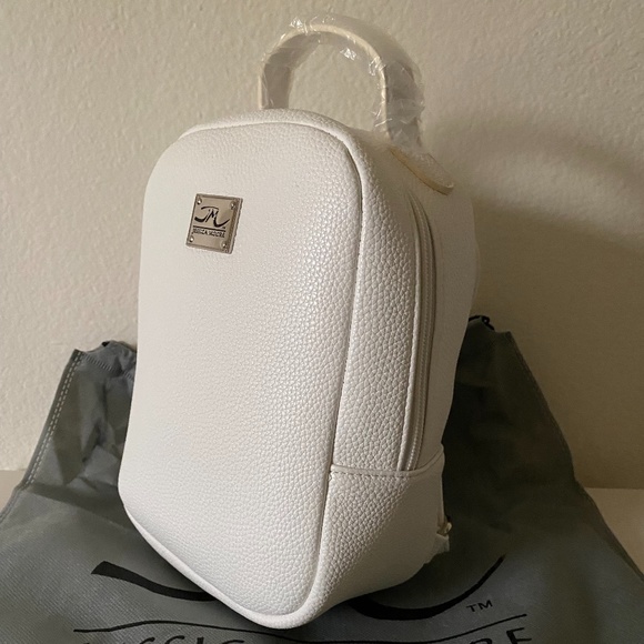 Jessica Moore New Designer White Backpack Ladies - Picture 4 of 5